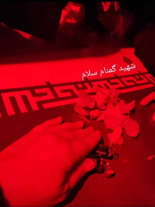 با نام رفت ولی گمنام برگشت نامش را امانت داد به حضرت مادر 