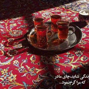 زندگی شاید، چای مادر بود...
که مرا گرم نمود...!
