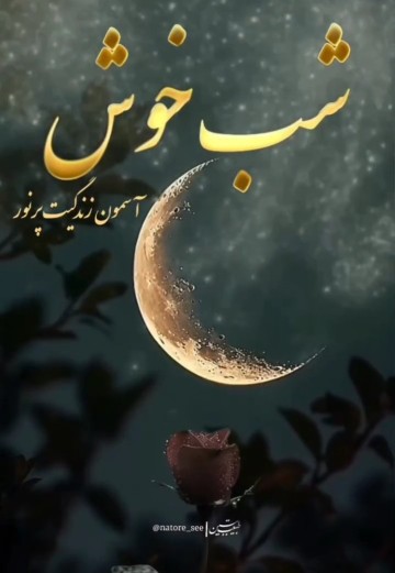 شب خوش ...آسمان  زندگیت پرنور💫💫