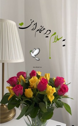 سلام به اهالیِ خبری... 🙋‍♂️🕊🍁