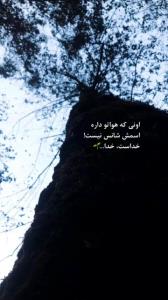 خدایا همیشه امیدمون به خودته 🍂