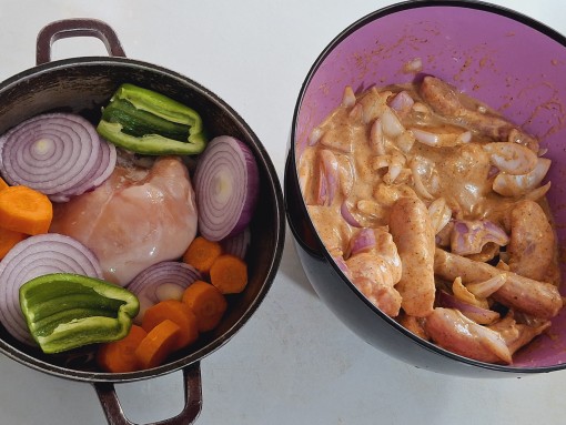 ایناوَم قرار بود جوجه تند🌶وته چین مرغمون بشن🙄🤧