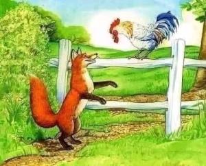 اینم روباه و خروس😂😂😂😂