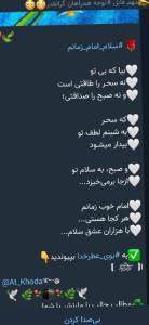 امام زمانم یاریمان کن تنهامون نگذار  💚💚💚