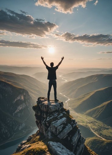 بر فراز قله در صبح جمعه