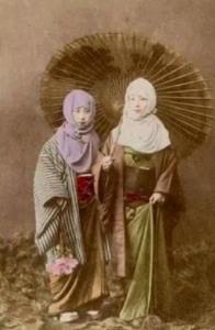 پوشش کامل زنان ژاپنی 🌼