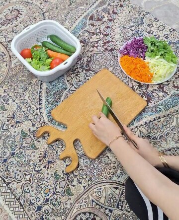 امروز واسه ظهر مهمون دارم😊