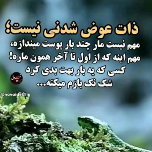 ادم ذاتش همانی هست از بذر تولد داشته