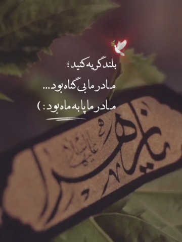 یا فاطمه الزهرا 🥲 ادرکنی