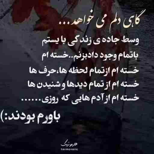 یه پرنده خریدم اوردم خونه دو هفته شب و روز منتظر بودم حرف بزنه 

آخرش گفت حاجی حالا من این دفعه حرف میزنم ولی انصافا جغد چه حرفی داره بزنه؟

😂😂😂😂