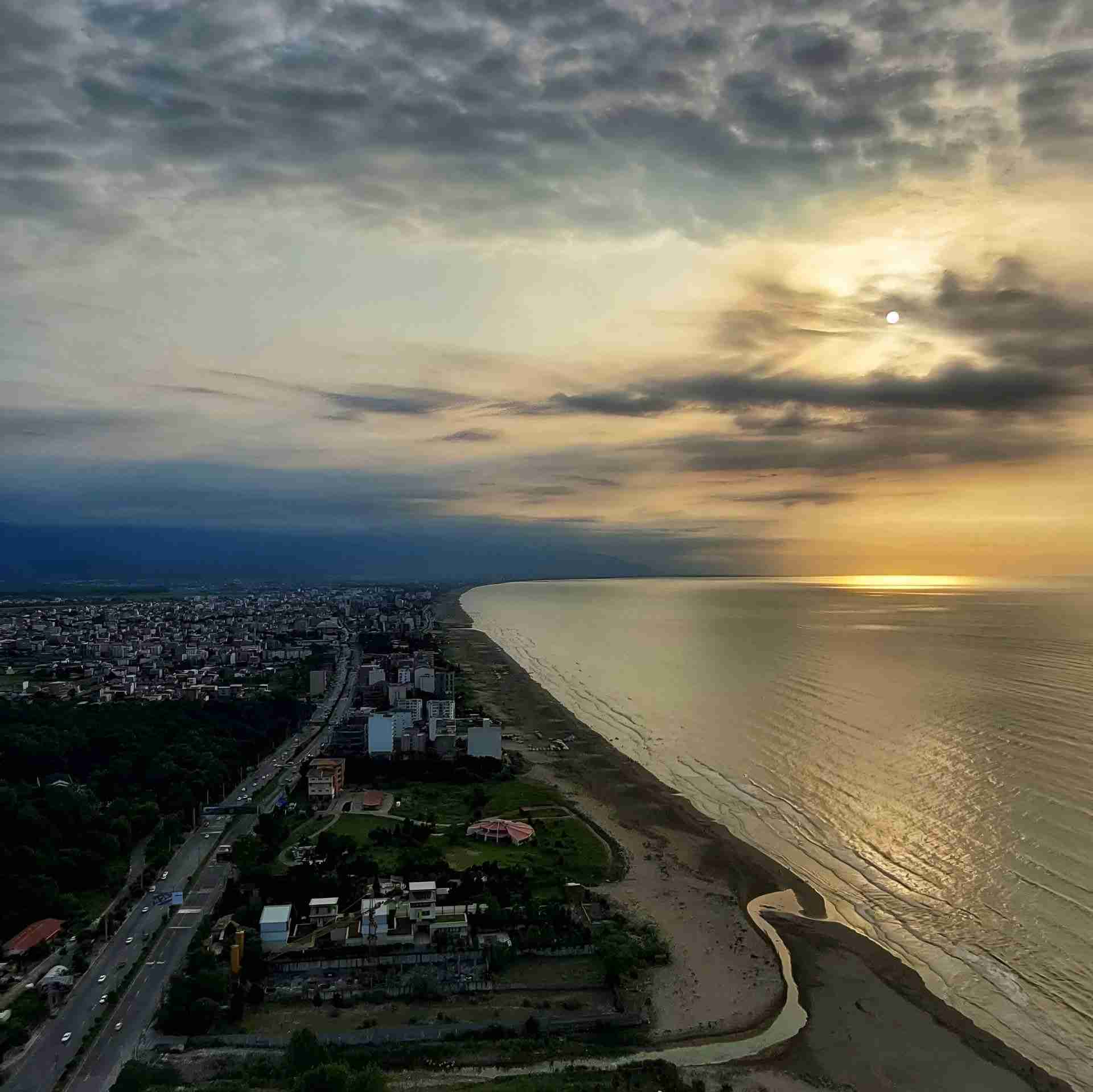 دور نمای شهرستان نور....مازندران