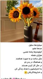 خداراشکر کنیم که بهترین نعمت هارا نصیب ماکرده🤲✋️🌻🍁💚🍂🌹