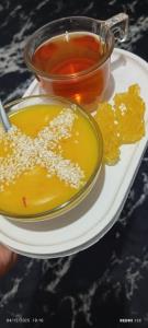 به وقت استراحت و کاچی زعفرانی عالی 👌😋