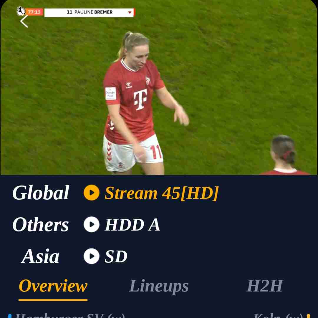 بوندسلیگا آلمان فوتبال بانوان هامبورگ ۰ کلن ۳ الان