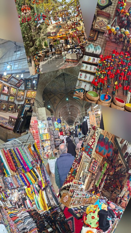 بازار وکیل و یه دنیا رنگ🎊🎨