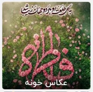 یا فاطمه(س)

◽️به گلِ طلعت او هر دو جهان زیبا شد.
ــــــــــ