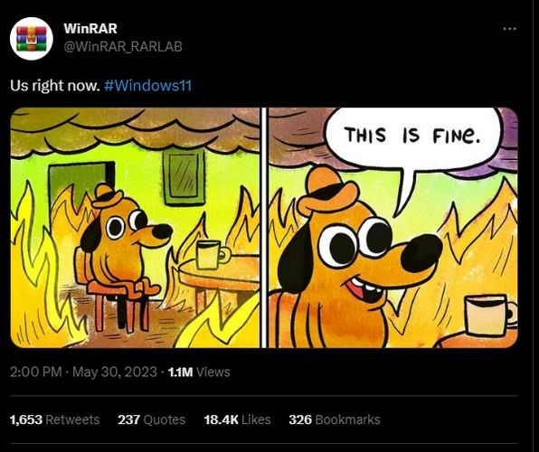 WinRAR به پشتیبانی رسمی ویندوز 11 از فایل‌های RAR واکنش نشان داد