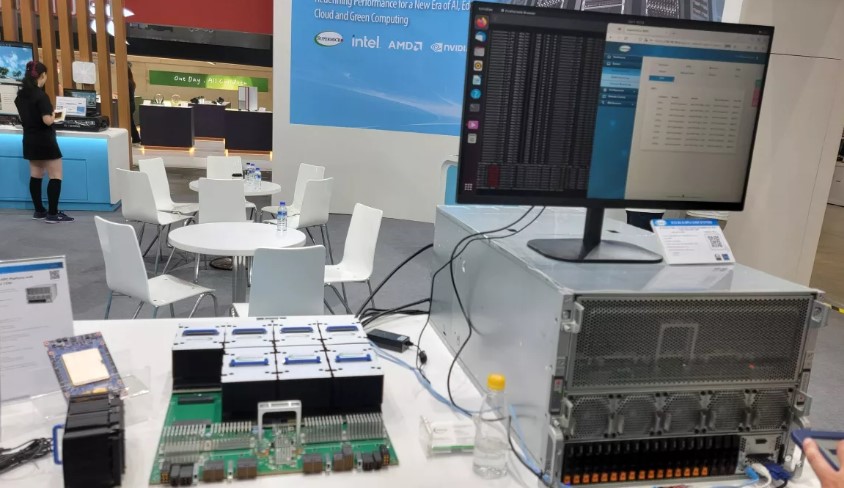 نمایش پردازنده‌های گرافیکی Ponte Vecchio اینتل در نمایشگاه کامپیوتکس 2023