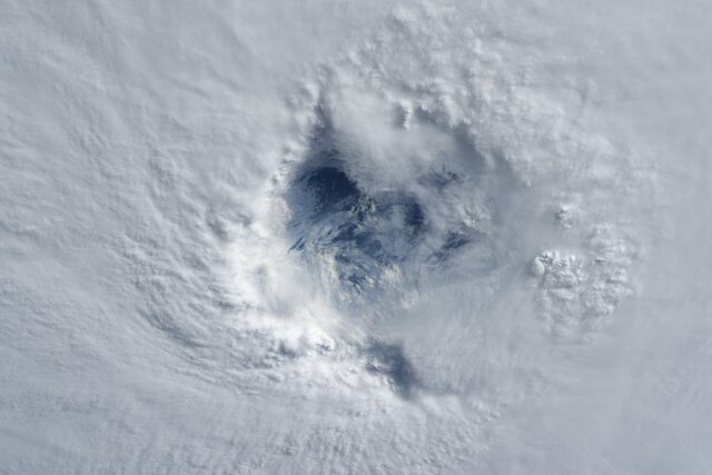 تصویر «طوفان نایجل» از منظر ایستگاه فضایی بین‌المللی