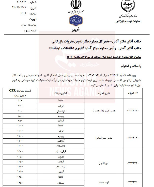 پیام ویژه