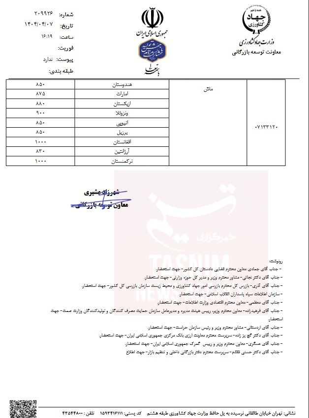 پیام ویژه