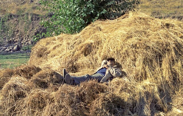 تنها باری که کیارستمی مقابل دوربین مقاومت نکرد!