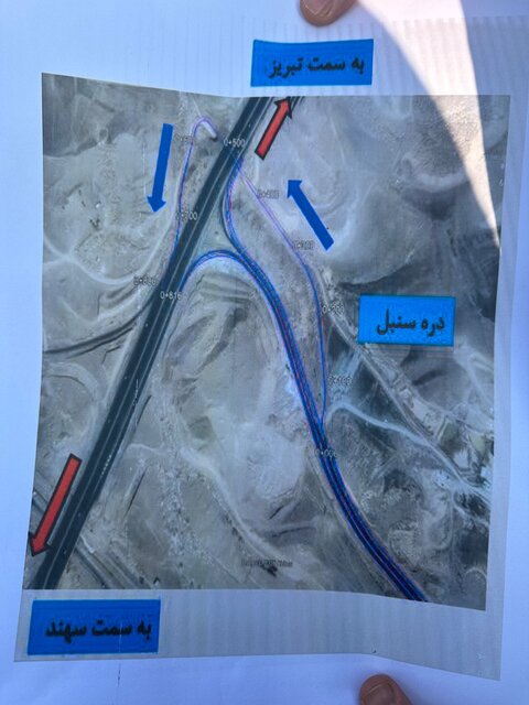 حل مشکل ۱۴ ساله مسیر خروجی شهرک صنعتی شهید سلیمانی تبریز