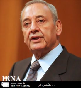 هشدار رییس مجلس لبنان درخصوص دخالت مخالفان حزب الله در بحران سوریه