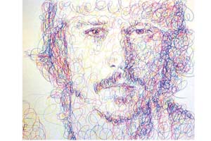 4گوشه دنیا/ هنر خط خطی