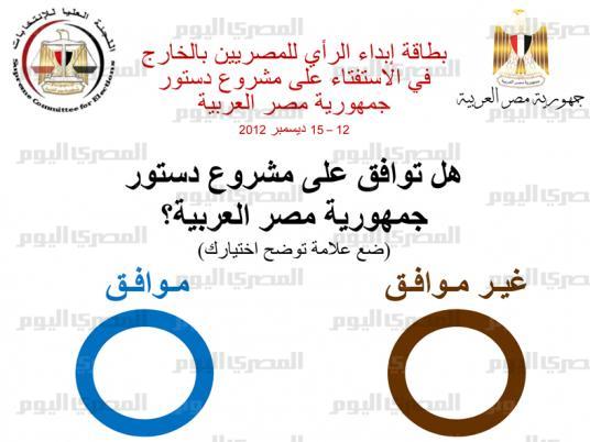 همه پرسی قانون اساسی مصر دو مرحله ای شد/مرحله اول25 آذر و مرحله دوم 2 دی
