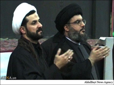 عکس/ سیدحسن نصرالله در حال سینه‌زنی 