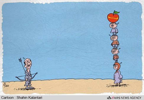 کاریکاتور/  خرید سخت! 