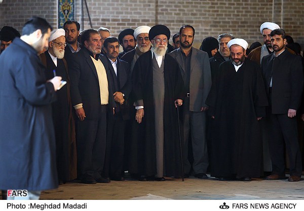 عکس / مسئولانی که به تشییع پیکر آیت الله تهرانی رفتند 