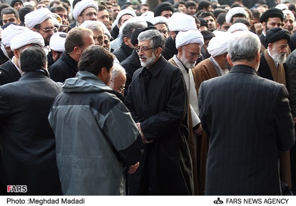 عکس / مسئولانی که به تشییع پیکر آیت الله تهرانی رفتند 