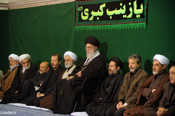 مراسم عزاداری اربعین حسینی(ع) در حضور رهبر انقلاب برگزار شد