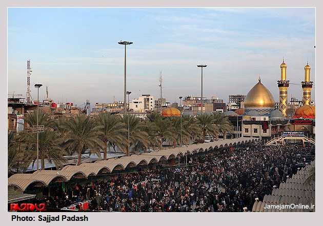 عکس / زائران حسینی در کربلای معلی 