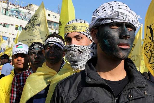عکس/جشن سالگرد تاسیس جنبش فتح در غزه 