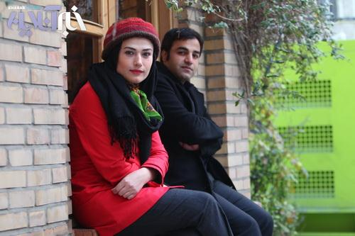 لادن مستوفی و آرش عباسی به کافه خبر رفتند