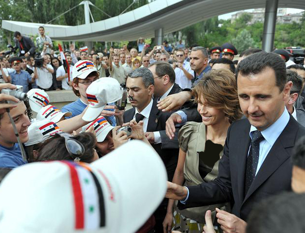 عکس / روزهای خوش اسماء و بشار اسد 