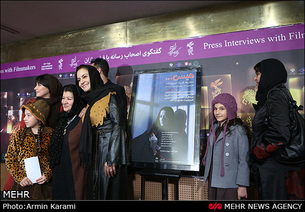 عکس/ نشست خبری هیس دخترها فریاد نمی زنند