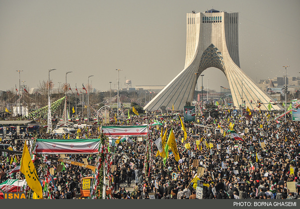 عکس/ راهپیمایی پر شور ۲۲ بهمن - تهران 