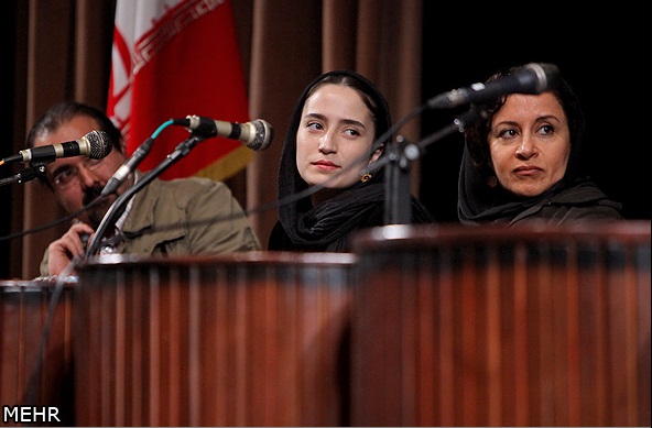 عکس/نگار جواهریان در آخرین نشست «حوض نقاشی»