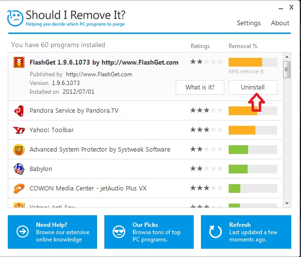 با خیال راحت برنامه هایتان را حذف کنید+ دانلود