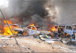 انفجار خودروی بمب گذاری شده در سوریه/ 10 نفر کشته شدند 