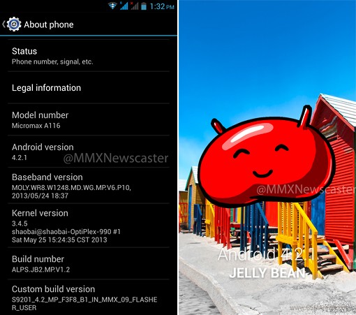 گوشی Micromax به‌روز شد