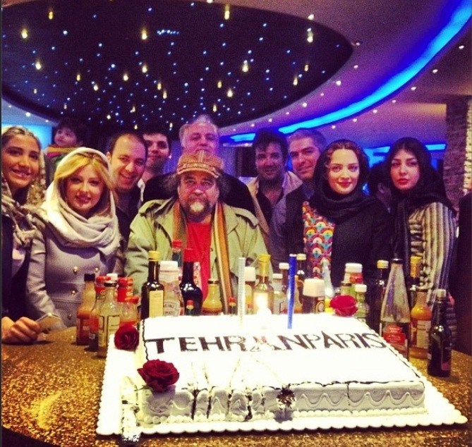جشن سالگرد ازدواج مهدی پاکدل و بهنوش طباطبایی با حضور تعدادی از بازیگران