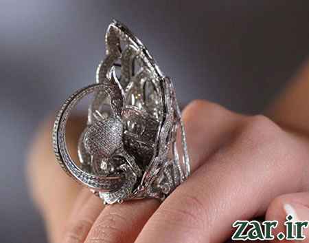 ترین ها/ رکورد بیشترین تعداد الماس بر روی انگشتر