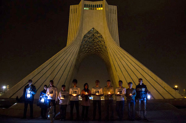 یک ساعت خاموشی در تهران/ تصاویر