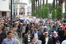 هزاران نفر در "دارالبيضا" عليه سياست هاي دولت "مغرب" تظاهرات کردند
