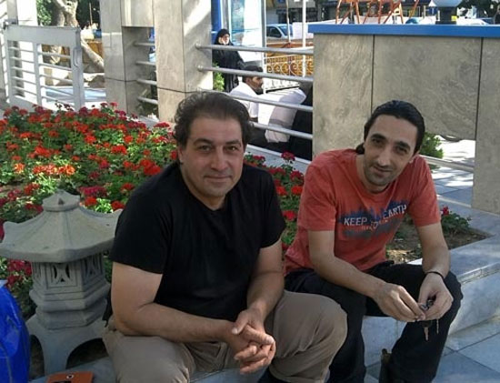 بابک تختی به عیادت مادر رازها رفت